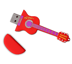 Pendrive GITARA czerwona