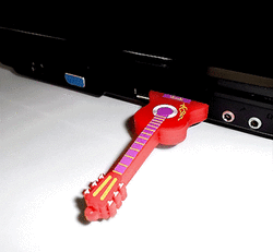 Pendrive GITARA czerwona